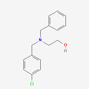 molecular formula C16H18ClNO B5728217 2-[benzyl(4-chlorobenzyl)amino]ethanol 