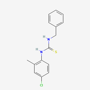 molecular formula C15H15ClN2S B5728222 N-benzyl-N'-(4-chloro-2-methylphenyl)thiourea 