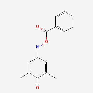 molecular formula C15H13NO3 B5728245 2,6-dimethylbenzo-1,4-quinone 4-(O-benzoyloxime) 