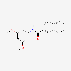 molecular formula C19H17NO3 B5728333 N-(3,5-dimethoxyphenyl)-2-naphthamide 