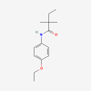 molecular formula C14H21NO2 B5728374 N-(4-ethoxyphenyl)-2,2-dimethylbutanamide 