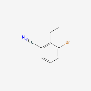 molecular formula C9H8BrN B572838 3-溴-2-乙基苯甲腈 CAS No. 1253790-62-3