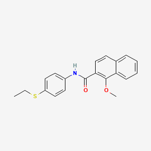 N-[4-(ethylthio)phenyl]-1-methoxy-2-naphthamide