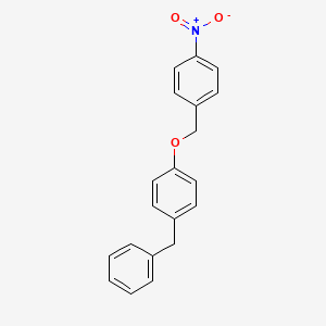 molecular formula C20H17NO3 B5728411 1-benzyl-4-[(4-nitrobenzyl)oxy]benzene 