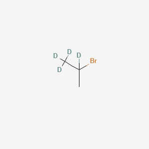 molecular formula C3H7Br B572842 2-Bromopropane-1,1,1,2-d4 CAS No. 1219799-22-0