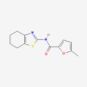 molecular formula C13H14N2O2S B5728447 5-methyl-N-(4,5,6,7-tetrahydro-1,3-benzothiazol-2-yl)-2-furamide 