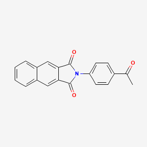 molecular formula C20H13NO3 B5728455 2-(4-acetylphenyl)-1H-benzo[f]isoindole-1,3(2H)-dione 