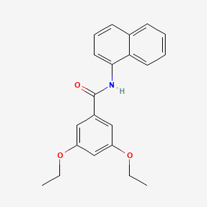 molecular formula C21H21NO3 B5728467 3,5-diethoxy-N-1-naphthylbenzamide 