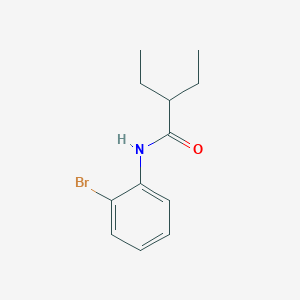 molecular formula C12H16BrNO B5728505 N-(2-bromophenyl)-2-ethylbutanamide 