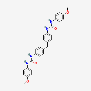 molecular formula C29H28N4O4 B5728507 N',N'''-(methylenedi-4,1-phenylene)bis[N-(4-methoxyphenyl)urea] 
