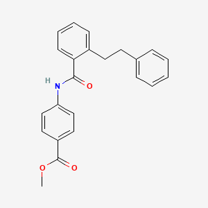 molecular formula C23H21NO3 B5728568 methyl 4-{[2-(2-phenylethyl)benzoyl]amino}benzoate 