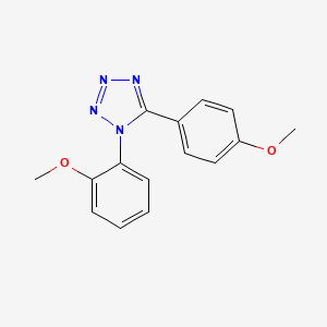 molecular formula C15H14N4O2 B5728618 1-(2-methoxyphenyl)-5-(4-methoxyphenyl)-1H-tetrazole 
