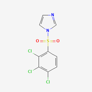 molecular formula C9H5Cl3N2O2S B5728682 1-[(2,3,4-trichlorophenyl)sulfonyl]-1H-imidazole 