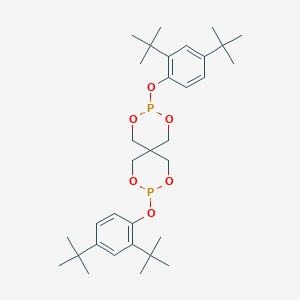 molecular formula C33H50O6P2 B057288 3,9-双(2,4-二叔丁基苯氧基)-2,4,8,10-四氧杂-3,9-二磷杂螺[5.5]十一烷 CAS No. 26741-53-7