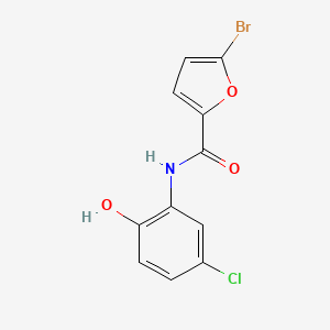 molecular formula C11H7BrClNO3 B5728818 5-bromo-N-(5-chloro-2-hydroxyphenyl)-2-furamide 