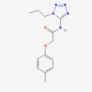 molecular formula C13H17N5O2 B5728838 2-(4-methylphenoxy)-N-(1-propyl-1H-tetrazol-5-yl)acetamide 