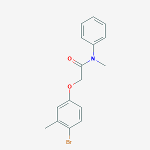 molecular formula C16H16BrNO2 B5728842 2-(4-bromo-3-methylphenoxy)-N-methyl-N-phenylacetamide CAS No. 700856-15-1