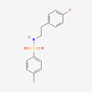 molecular formula C15H16FNO2S B5728894 N-[2-(4-fluorophenyl)ethyl]-4-methylbenzenesulfonamide 