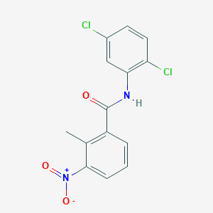 molecular formula C14H10Cl2N2O3 B5728941 N-(2,5-dichlorophenyl)-2-methyl-3-nitrobenzamide 