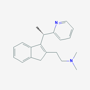 molecular formula C24H28N2O4 B057290 (+)-二甲苯那敏 CAS No. 121367-05-3