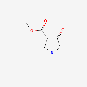3-Pyrrolidinecarboxylic acid, 1-methyl-4-oxo-, methyl ester