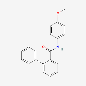 molecular formula C20H17NO2 B5729002 N-(4-methoxyphenyl)-2-biphenylcarboxamide 