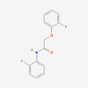 molecular formula C14H11F2NO2 B5729090 2-(2-fluorophenoxy)-N-(2-fluorophenyl)acetamide 