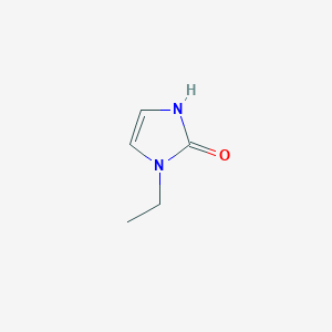molecular formula C5H8N2O B057292 1-乙基-1,3-二氢-2H-咪唑-2-酮 CAS No. 115869-19-7
