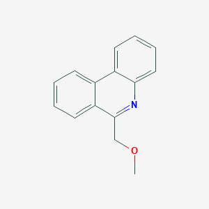 molecular formula C15H13NO B5729264 6-(methoxymethyl)phenanthridine CAS No. 26245-03-4