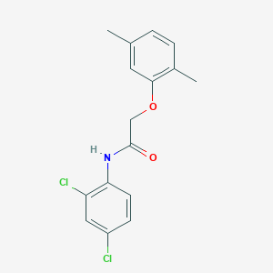 molecular formula C16H15Cl2NO2 B5729307 N-(2,4-dichlorophenyl)-2-(2,5-dimethylphenoxy)acetamide 