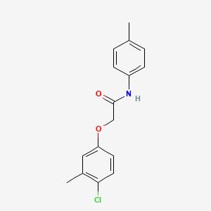 molecular formula C16H16ClNO2 B5729348 2-(4-chloro-3-methylphenoxy)-N-(4-methylphenyl)acetamide 