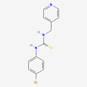 molecular formula C13H12BrN3S B5729397 N-(4-bromophenyl)-N'-(4-pyridinylmethyl)thiourea 