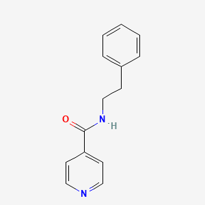 molecular formula C14H14N2O B5729497 N-(2-phenylethyl)isonicotinamide 