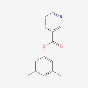 molecular formula C14H13NO2 B5729505 3,5-dimethylphenyl nicotinate 
