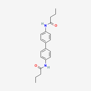 molecular formula C20H24N2O2 B5729607 N,N'-4,4'-biphenyldiyldibutanamide 