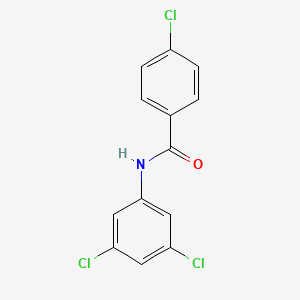 molecular formula C13H8Cl3NO B5729662 4-氯-N-(3,5-二氯苯基)苯甲酰胺 CAS No. 56661-51-9