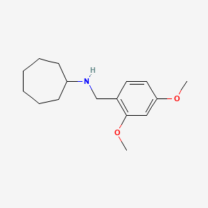 molecular formula C16H25NO2 B5729751 N-(2,4-dimethoxybenzyl)cycloheptanamine 