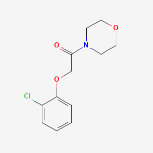 molecular formula C12H14ClNO3 B5729763 4-[(2-chlorophenoxy)acetyl]morpholine 