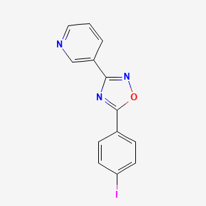 3-[5-(4-iodophenyl)-1,2,4-oxadiazol-3-yl]pyridine