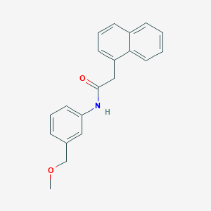 molecular formula C20H19NO2 B5729807 N-[3-(methoxymethyl)phenyl]-2-(1-naphthyl)acetamide 