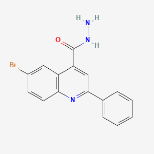 molecular formula C16H12BrN3O B5729822 6-bromo-2-phenyl-4-quinolinecarbohydrazide 