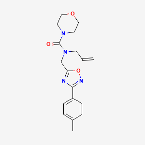 N-allyl-N-{[3-(4-methylphenyl)-1,2,4-oxadiazol-5-yl]methyl}-4-morpholinecarboxamide