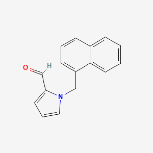molecular formula C16H13NO B5729871 1-(1-naphthylmethyl)-1H-pyrrole-2-carbaldehyde 