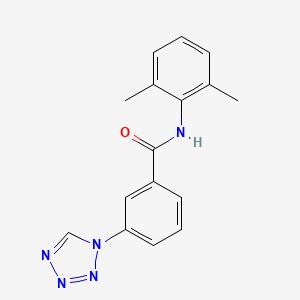 molecular formula C16H15N5O B5729894 N-(2,6-dimethylphenyl)-3-(1H-tetrazol-1-yl)benzamide 