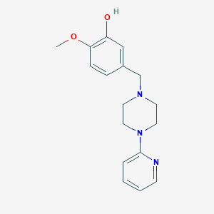 2-methoxy-5-{[4-(2-pyridinyl)-1-piperazinyl]methyl}phenol