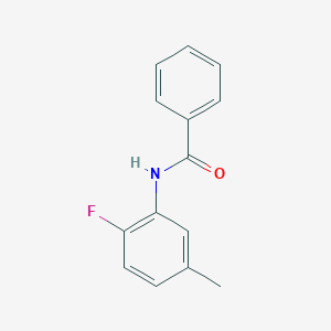 molecular formula C14H12FNO B5730009 N-(2-fluoro-5-methylphenyl)benzamide 