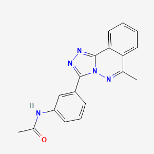 molecular formula C18H15N5O B5730088 N-[3-(6-methyl[1,2,4]triazolo[3,4-a]phthalazin-3-yl)phenyl]acetamide 