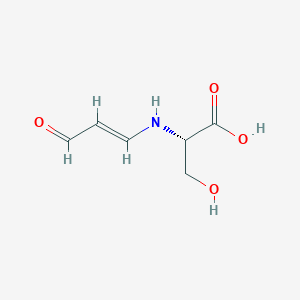 molecular formula C6H9NO4 B057301 N-(2-Propenal)serine CAS No. 119206-60-9