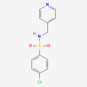 molecular formula C12H11ClN2O2S B5730112 4-chloro-N-(4-pyridinylmethyl)benzenesulfonamide CAS No. 126790-84-9
