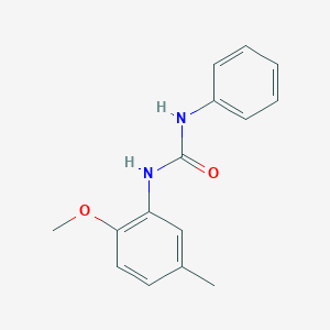 molecular formula C15H16N2O2 B5730159 N-(2-methoxy-5-methylphenyl)-N'-phenylurea 